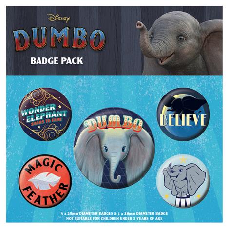 Disney Dumbo Movie Badge Pack £2.99